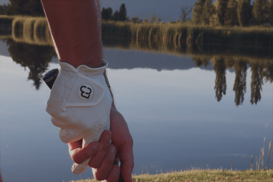 B&C Golf glove by the water