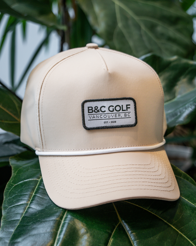 Desert Tan Golf Rope Hat: Golf Rope Hats Built for On and Off the Course