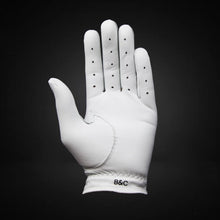 Load image into Gallery viewer, Bottom view of B&amp;C Golf Glove
