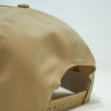 Load image into Gallery viewer, Backwards view of the snapback of the B&amp;C Desert Tan Rope Hat.
